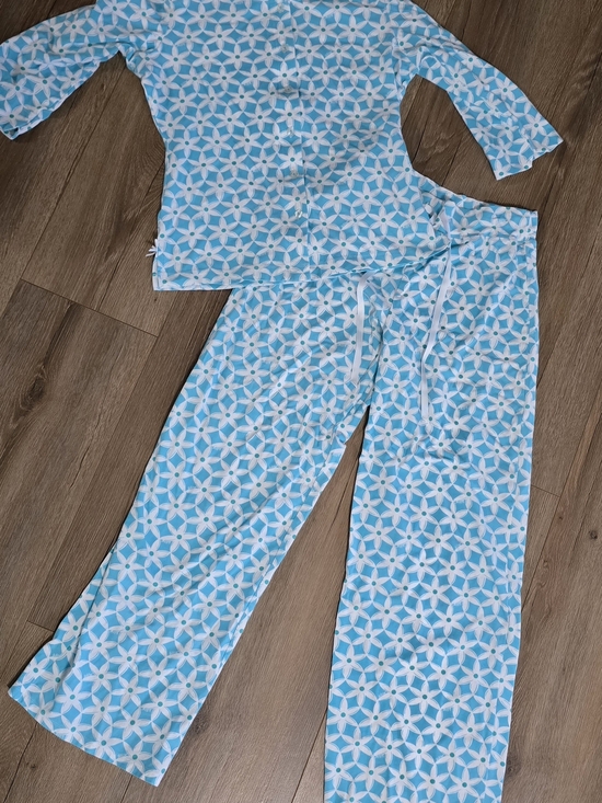 Lilly Pulitzer Other - Lilly Pulitzer Light Blue Floral 2pc Pj Set